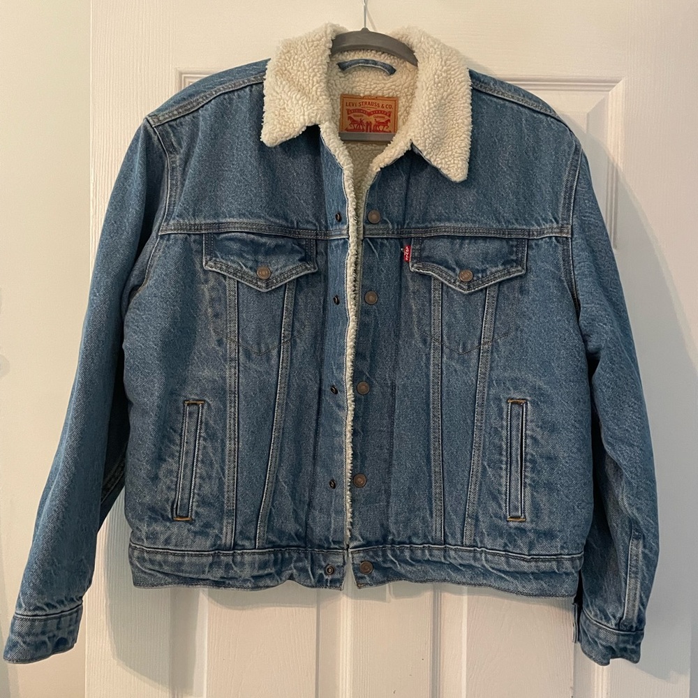 Levi EX-BOYFRIEND SHERPA TRUCKER JACKET